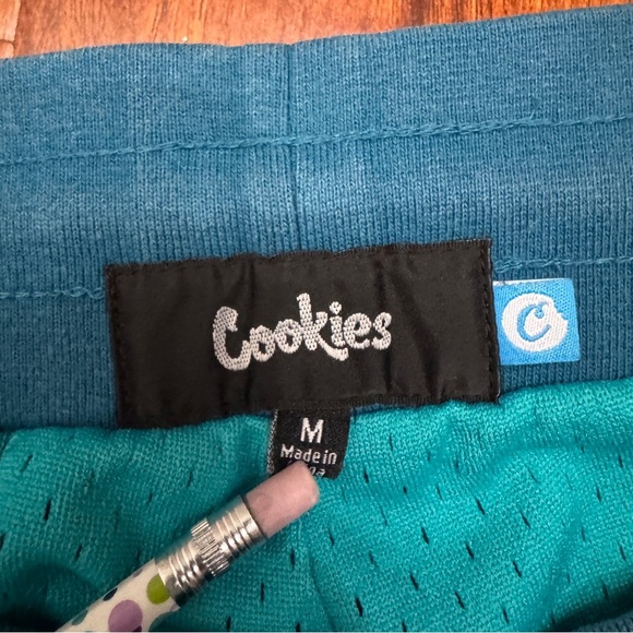 Cookies Mesh Shorts Drawstring Size Medium - Picture 4 of 7